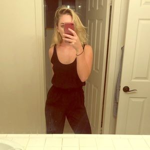 All black jumpsuit